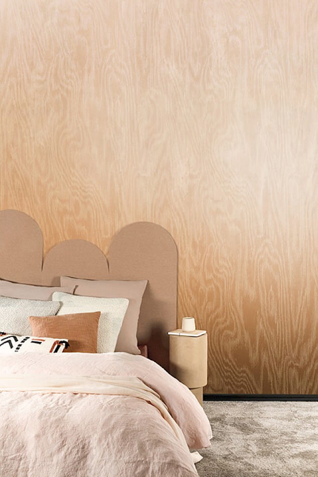 Khroma DG4MOI1041 Wall Designs IV Moiré Sahara 260 cm - mural z motywem drewnianej powierzchni