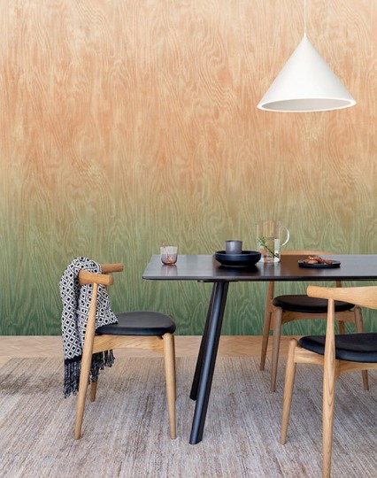 Khroma DG4MOI1082 Wall Designs IV Moiré River 260 cm - mural z motywem drewnianej powierzchni