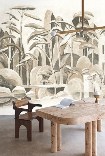 Khroma DG4ILA3021 Wall Designs IV Cerreto Desert 260 cm - mural z motywem wysokich drzew i skał