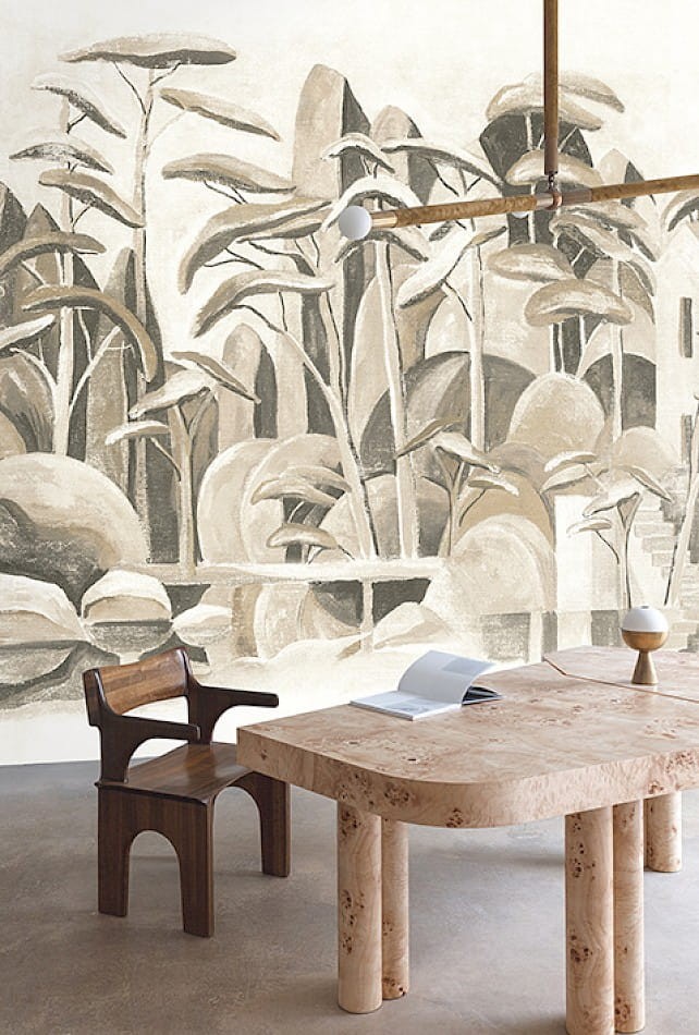 Khroma DG4ILA3022 Wall Designs IV Cerreto Desert 300 cm - mural z motywem wysokich drzew i skał