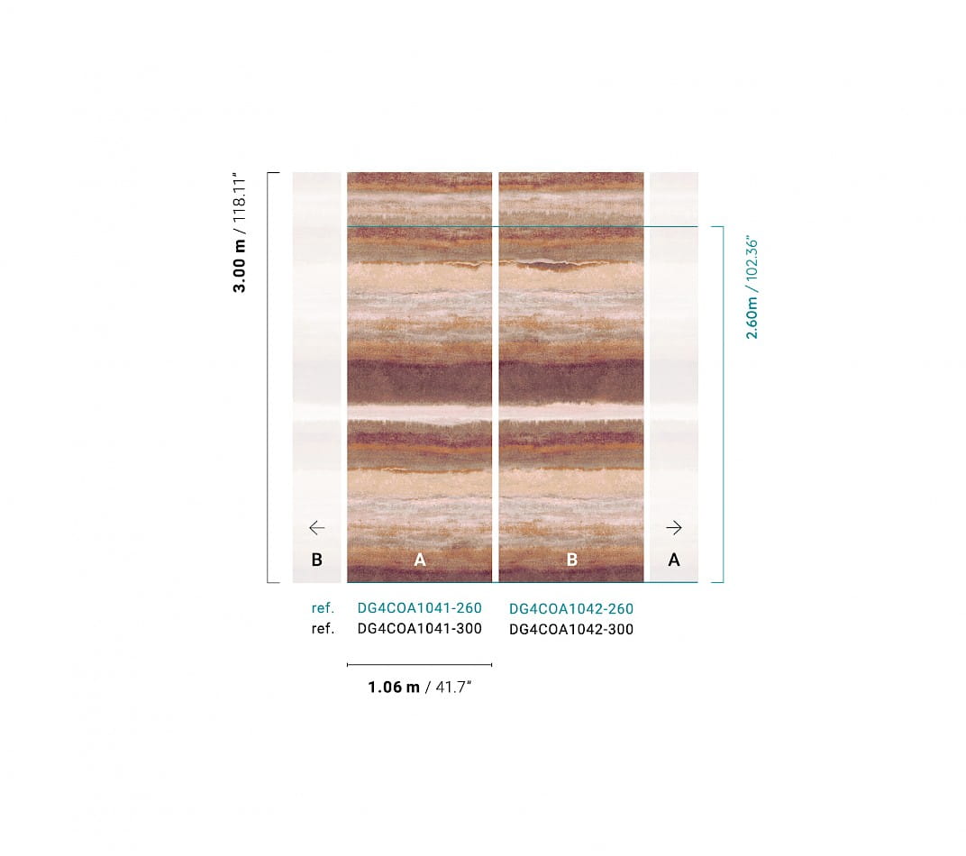Khroma DG4COA1042 Wall Designs IV Coast Sahara 260 cm - mural z motywem fal morskich