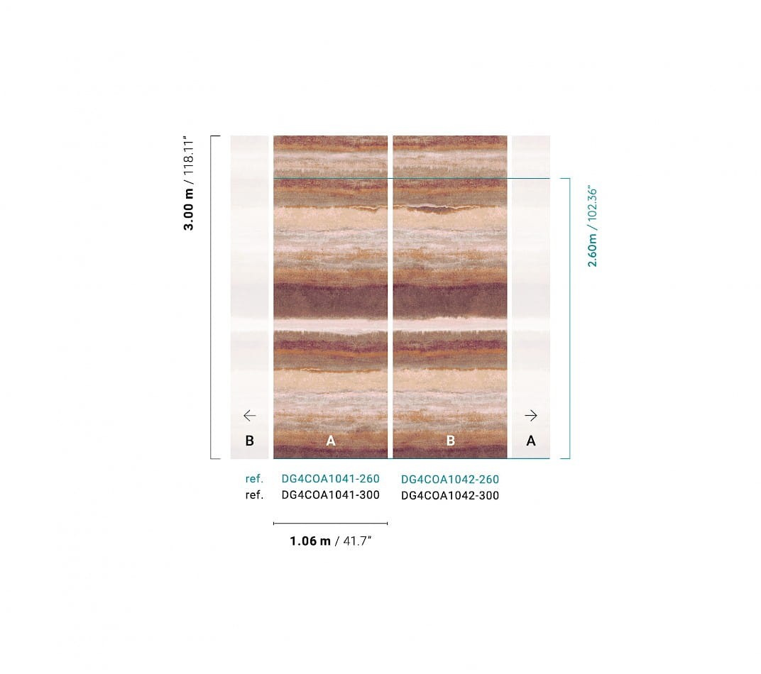 Khroma DG4COA1042 Wall Designs IV Coast Sahara 300 cm - mural z motywem fal morskich