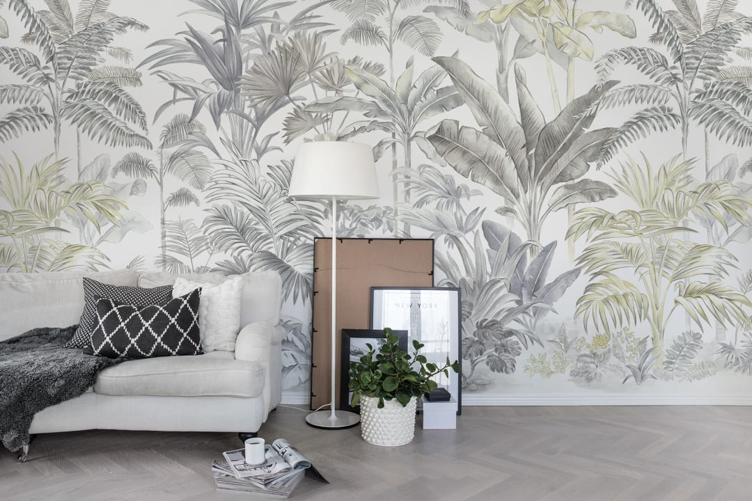 Rebel Walls R15901 Bouquet Pride Palms - mural egzotyczny