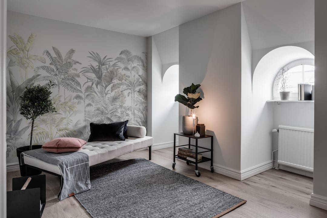 Rebel Walls R15901 Bouquet Pride Palms - mural egzotyczny