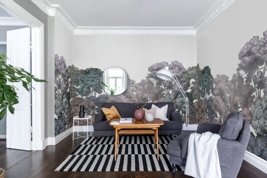 Rebel Walls R13052 Greenhouse Bellewood Rainbow - mural leśny