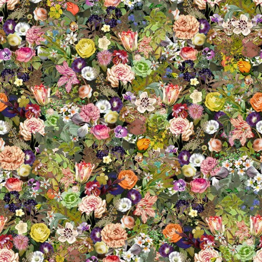 Rebel Walls R13142 Greenhouse Meadow Color - mural w kwiaty