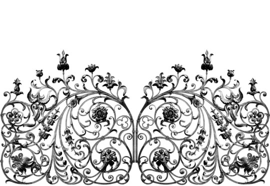 Rebel Walls R13241 Greenhouse Garden Gate - mural z bramą ogrodu