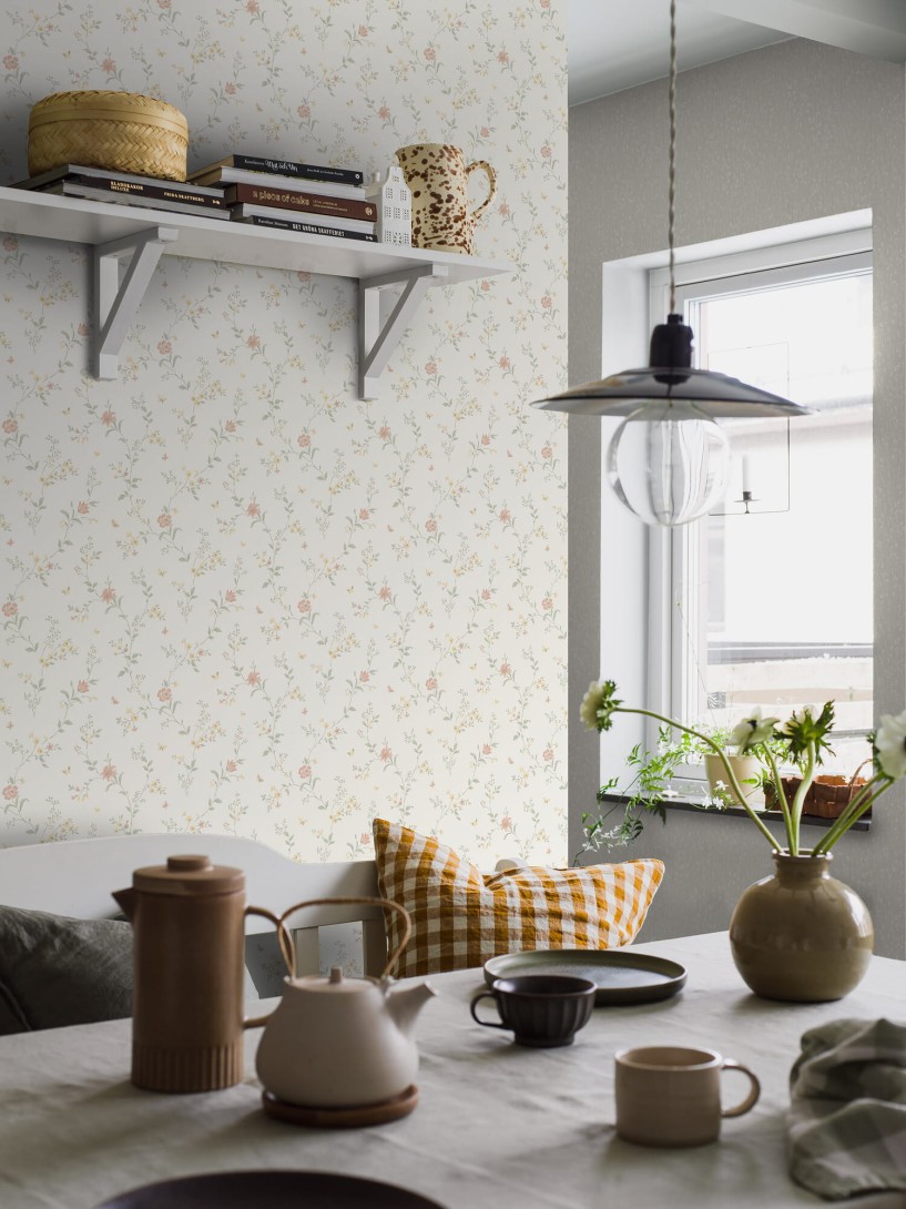 Boras Tapeter 38755 Borosan Hem Viktoria - tapeta w kwiatki
