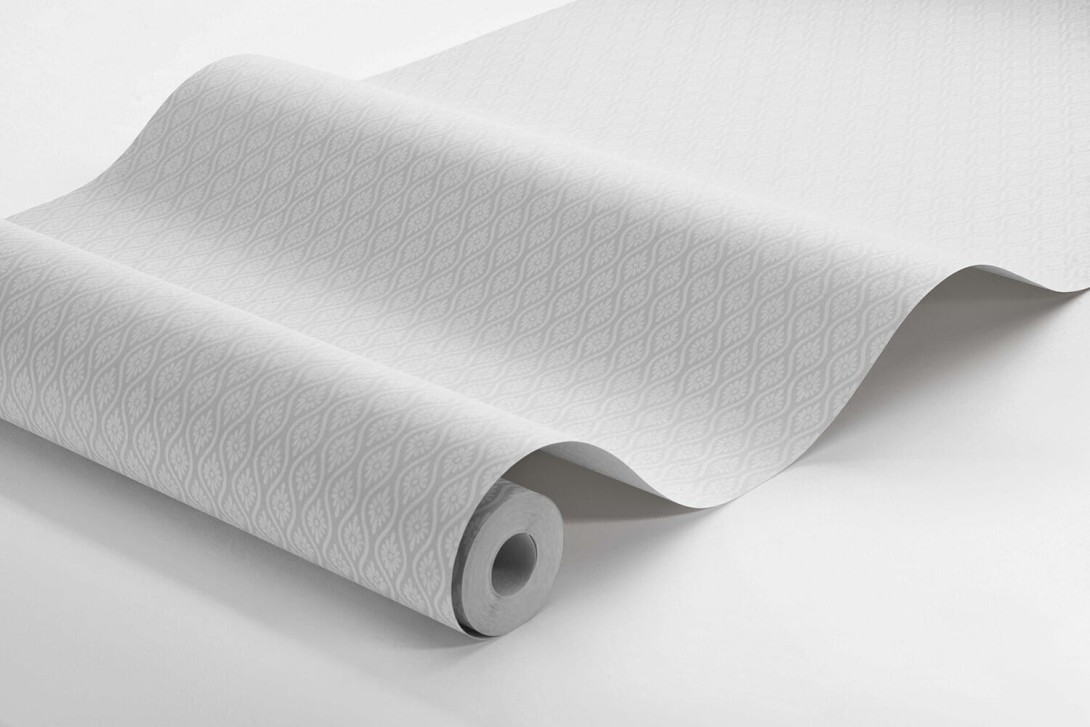 Boras Tapeter 38758 Borosan Hem Moa - tapeta geometryczna z kwiatami