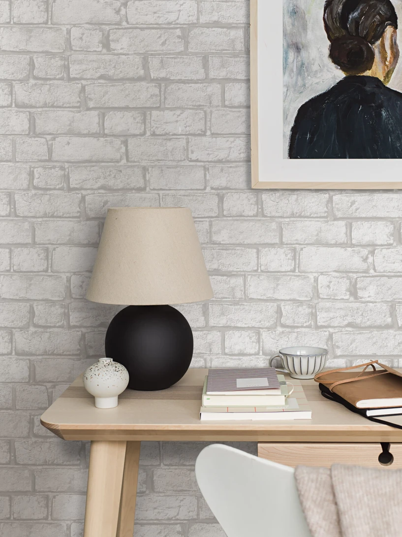 Boras Tapeter 38767 Borosan Hem Birk - tapeta cegła