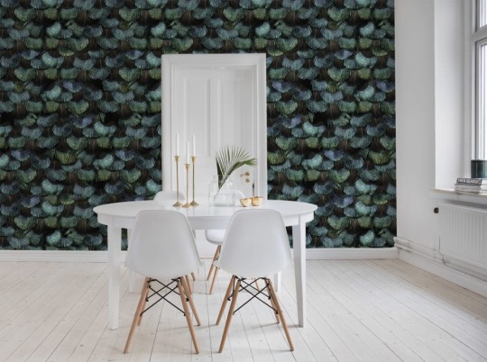 Rebel Walls R15091 Home Peacock Plumage - mural w pawie pióra