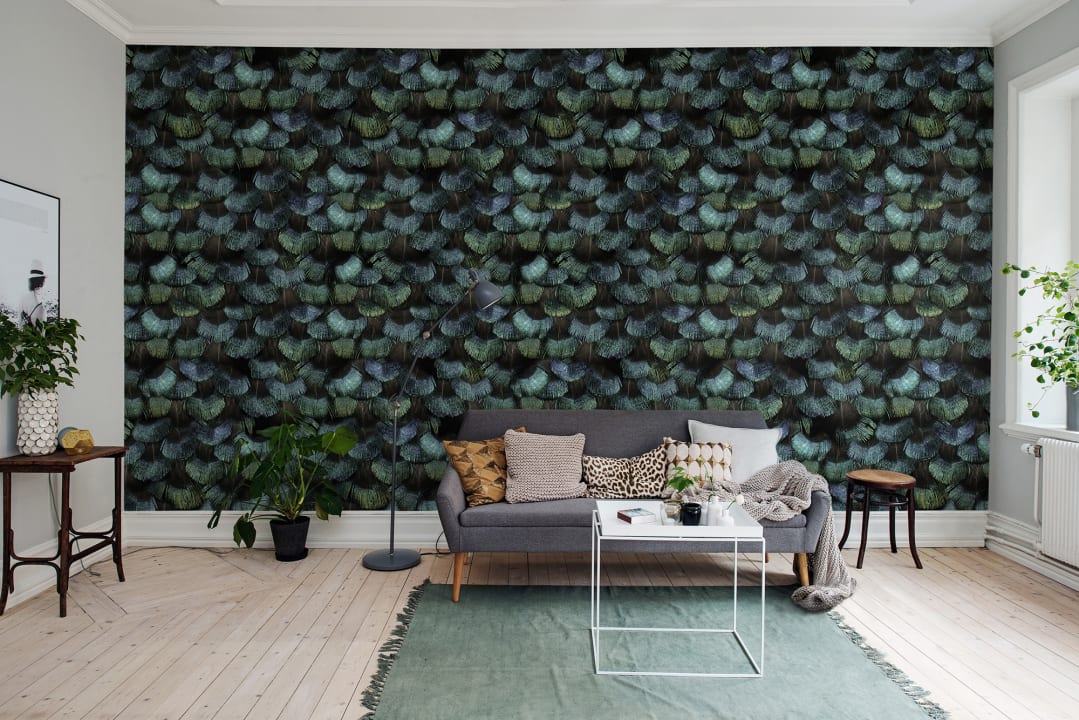 Rebel Walls R15091 Home Peacock Plumage - mural w pawie pióra