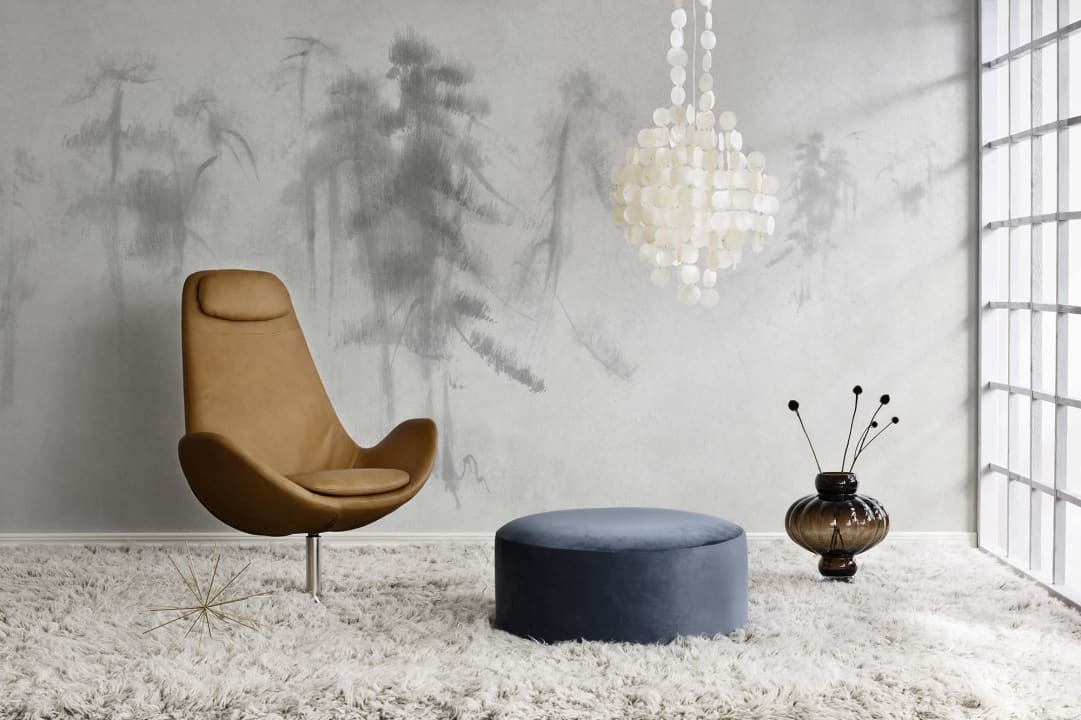 Rebel Walls R16761 La Chinoiserie Asian Pines - mural w sosny