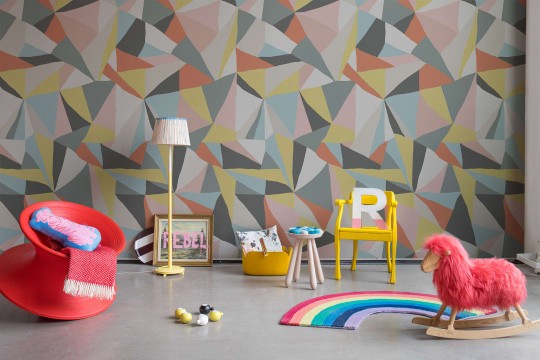 Rebel Walls R16681 Nostalgia Anew Retro Geometry - mural geometryczny