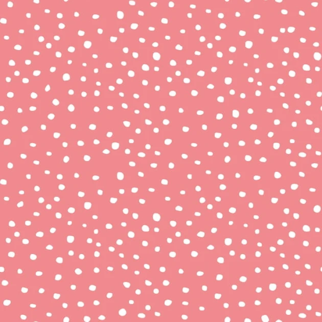 Rebel Walls R15755 Nostalgia Anew Rebel Dot Peach - mural w kropki