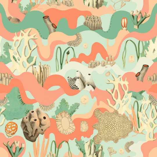 Rebel Walls R16191 Re:Create Seven Seas - mural z motywem morskim