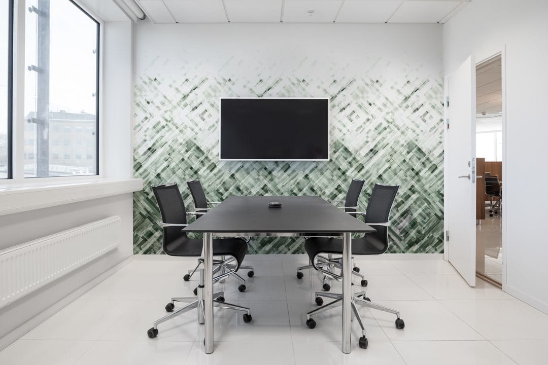 Rebel Walls R12894 Palette Dream Weaver Verde - mural z plecioną trawą