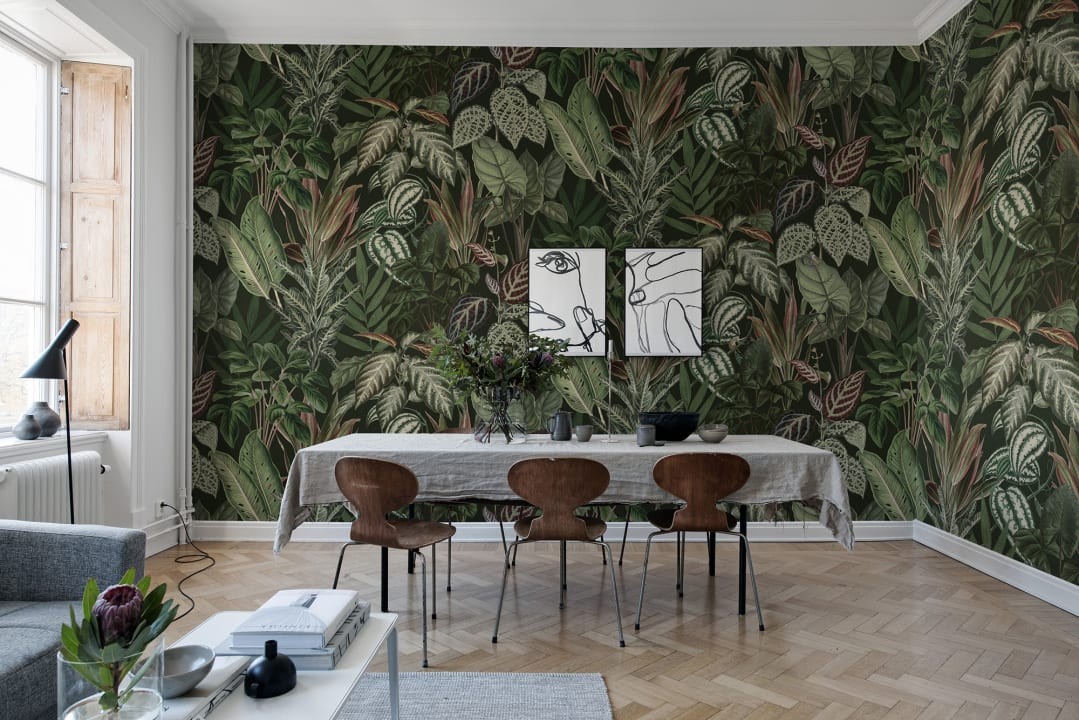 Rebel Walls R14592 Palette Mischievous Monkeys Lush - mural egzotyczny