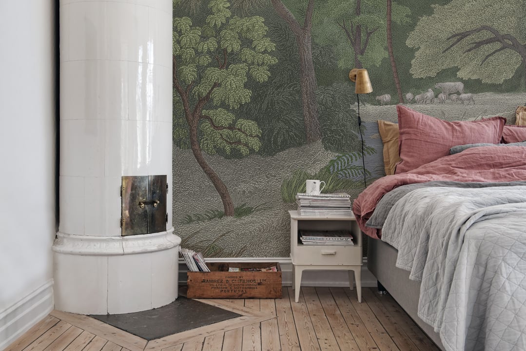 Rebel Walls R14614 Palette Jungle Land Color - mural dżungla
