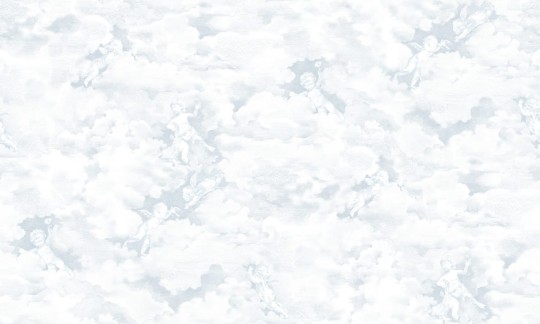 Rebel Walls R15432 Palette Chubby Cherubs Blue - mural w anioły