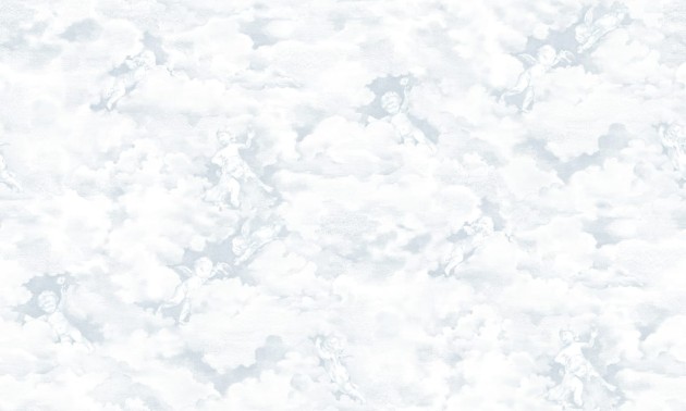 Rebel Walls R15432 Palette Chubby Cherubs Blue - mural w anioły