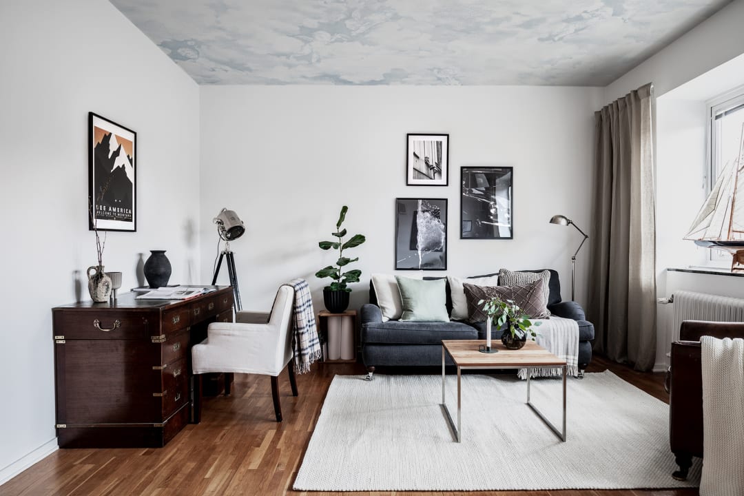 Rebel Walls R15432 Palette Chubby Cherubs Blue - mural w anioły