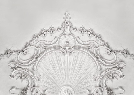 Rebel Walls R15481 Palette Stucco Gloria - mural z rozetą