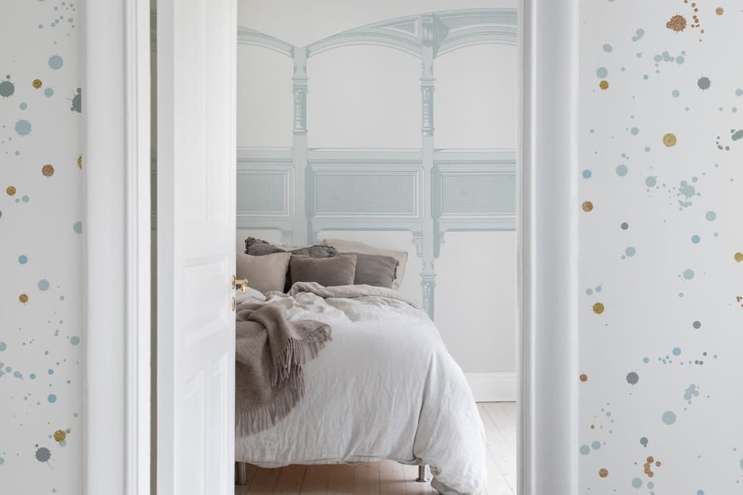 Rebel Walls R15492 Palette Airy Arches Oxygen - mural architektoniczny