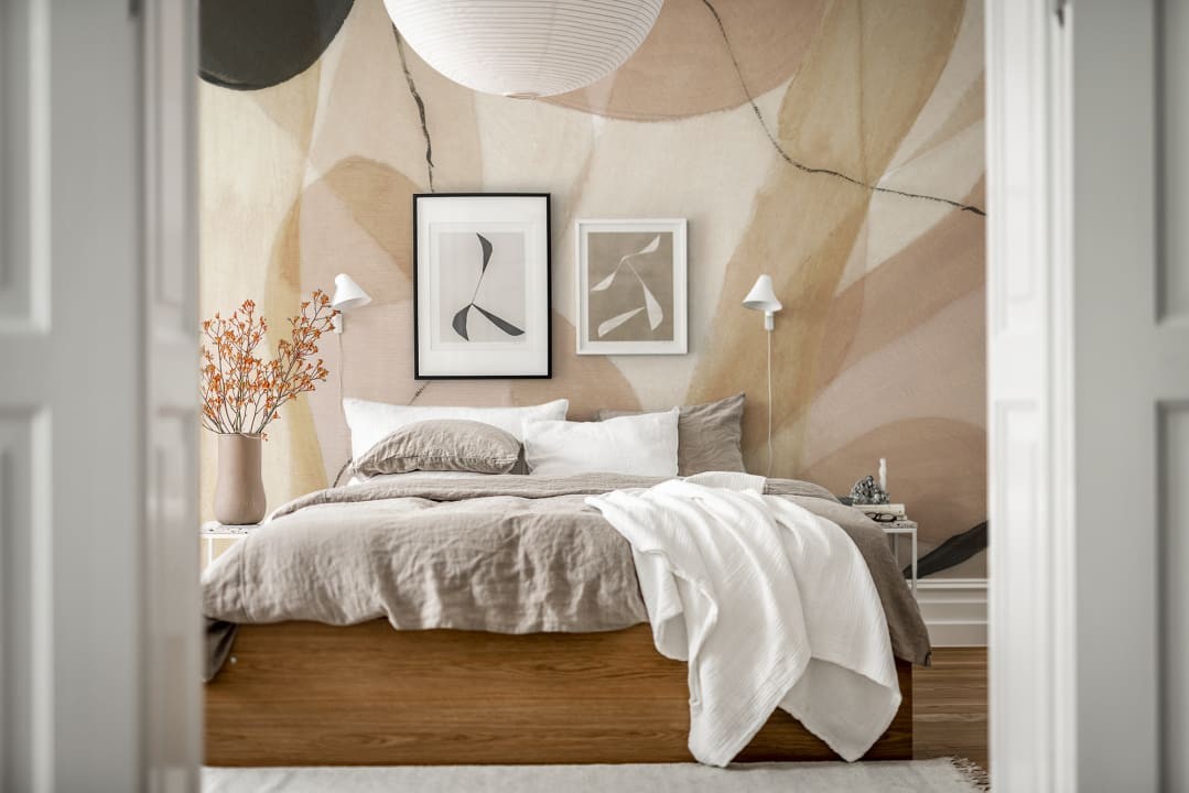 Rebel Walls R17021 Well-Being Asana Dusty Pink - mural artystyczny