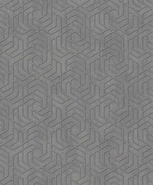 Marburg 32609 City Glam - tapeta z motywem geometrycznym przypominającym labirynt