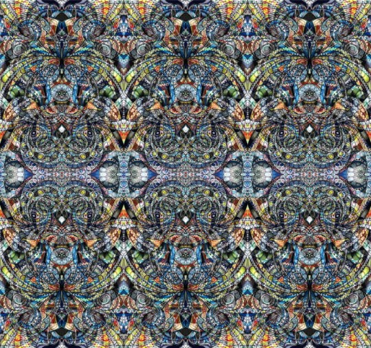 Rebel Walls R10581 Panorama Kaleidoscope - mural w mozaikę