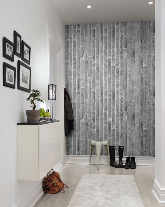 Rebel Walls R10862 Panorama Pulp Grey - mural cegła
