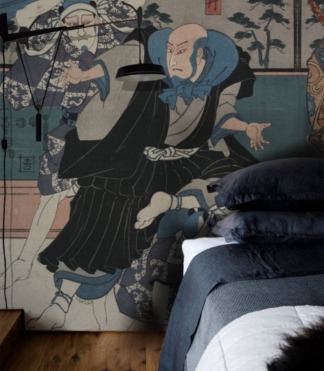 Wallcolors Art Matters Zen Warriors - mural z japońskim wojownikiem