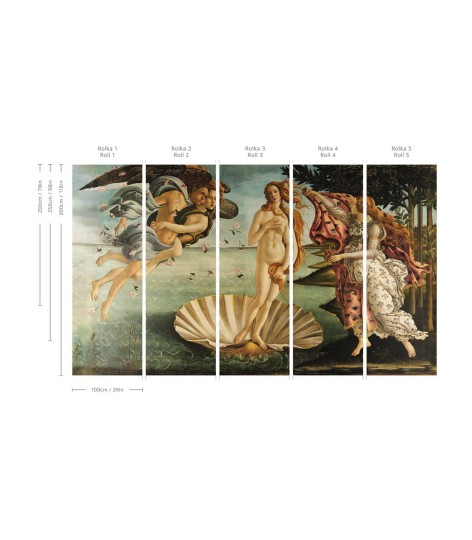 Wallcolors TAP-8917 Art Matters Birth of Venus - mural w surrealistyczny portret