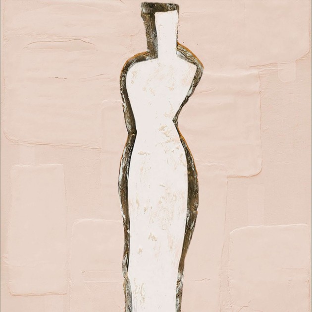 Elitis RM 1031 03 Art Paper Naoshima – tapeta tekstylna w rzeźbione sylwetki