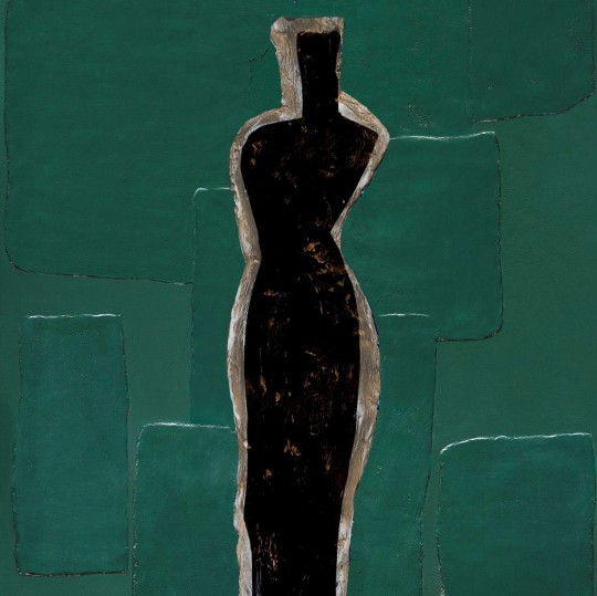 Elitis RM 1031 06 Art Paper Naoshima – tapeta tekstylna w rzeźbione sylwetki