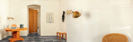 Elitis RM 1032 06 Art Paper Okinawa – tapeta tekstylna w geometryczny kolaż