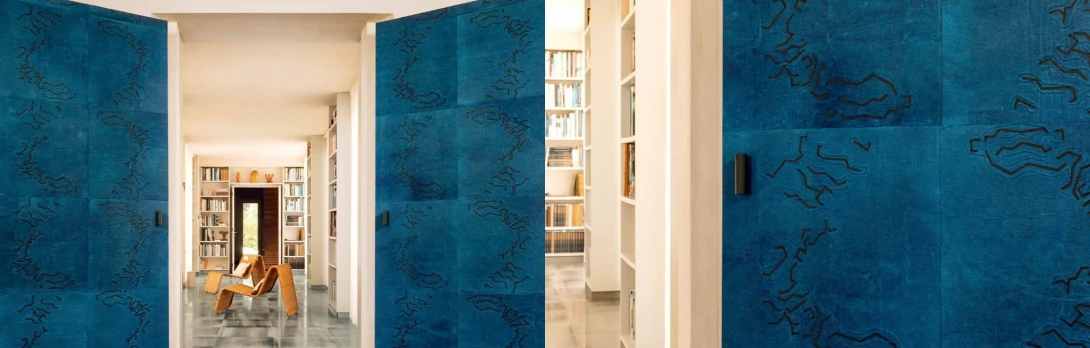 Elitis RM 1033 01 Art Paper Jima – tapeta tekstylna w organiczne linie