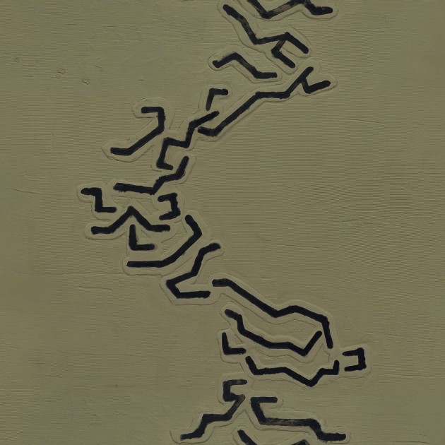 Elitis RM 1033 04 Art Paper Jima – tapeta tekstylna w organiczne linie