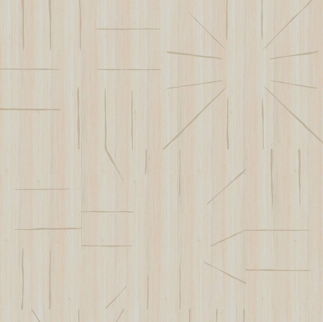 Elitis RM 1038 03 Marqueteries Le Roi Soleil – tapeta fornirowana w geometryczne intarsje