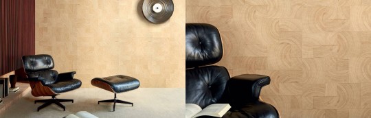 Elitis RM 1040 15 Marqueteries Empreintes – tapeta fornirowana w moduły