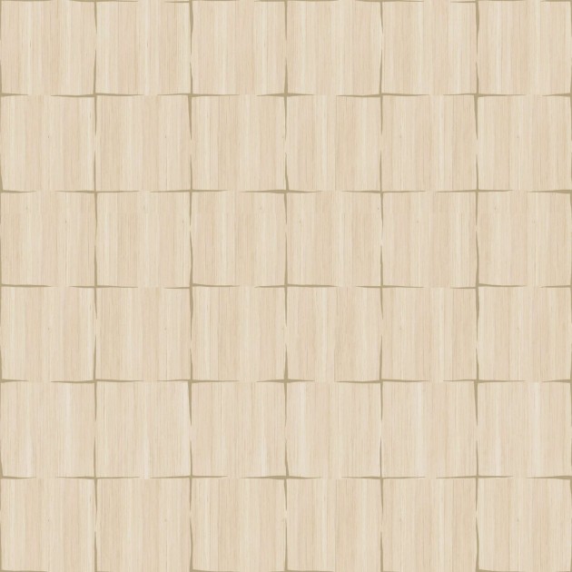 Elitis RM 1041 03 Marqueteries Feuilles d'or – tapeta z forniru o wzorze płytek