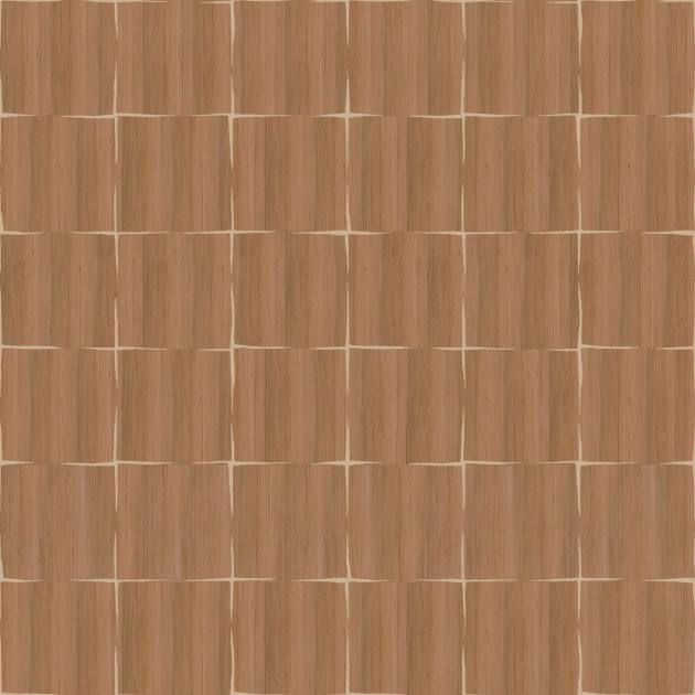 Elitis RM 1041 15 Marqueteries Feuilles d'or – tapeta z forniru o wzorze płytek