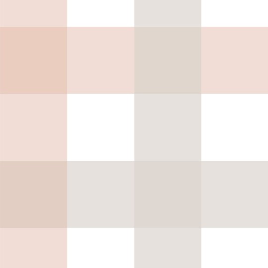 Dekornik DEKO.TAP.369 Provence Check Beige Pink Big - tapeta dziecięca w kratkę