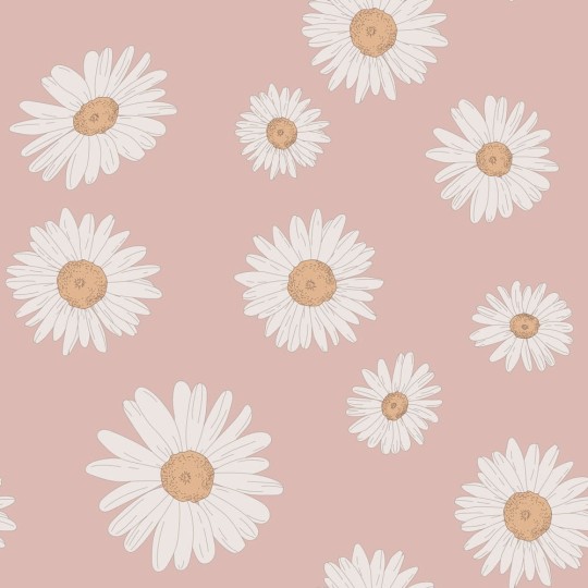 Dekornik DEKO.TAP.384 Tuscan Daisies Pink - tapeta w stokrotki