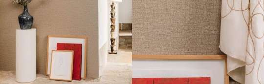 Elitis VP 953 36 Lins brodés Lin - tapeta imitująca len