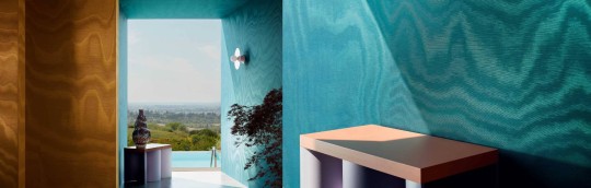 Elitis RM 1026 20 Moire Mirage – tapeta tekstylna w fale z efektem mory