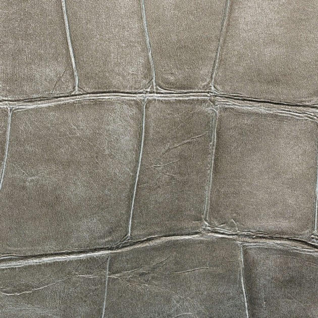 Elitis VP 951 91 Vibrations Big Croco métal - tapeta imitująca skórę krokodyla