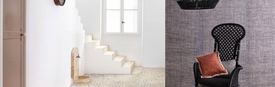 Elitis RM 978 01 Raw Raffia Iranja – tapeta pleciona z rafii i bambusa