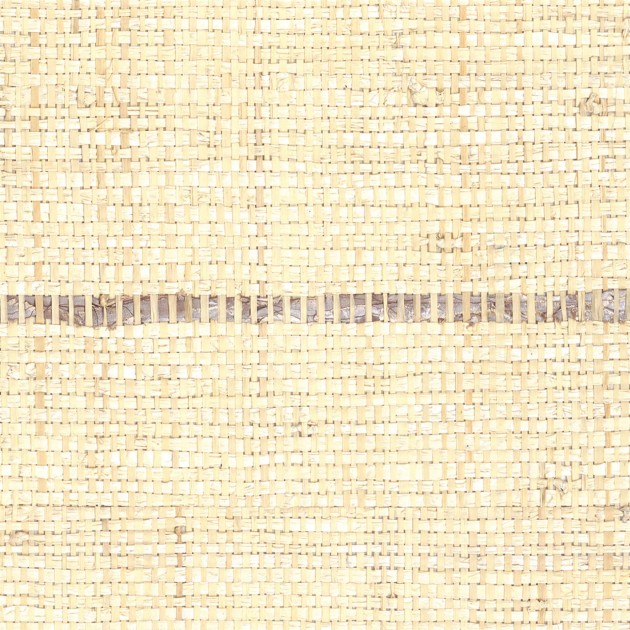 Elitis RM 979 05 Raw Raffia Tsarabanjina – tapeta tkana z rafii i wstążek jedwabnych